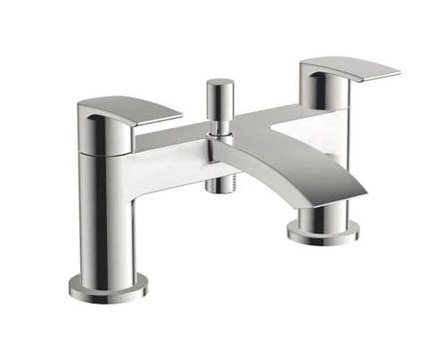 Harrison Bathrooms Bellini Bath Shower Mixer With Shower Kit and Wall Bracket