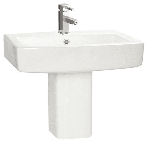 Harrison Bathrooms Denza 570mm Basin & Semi Pedestal