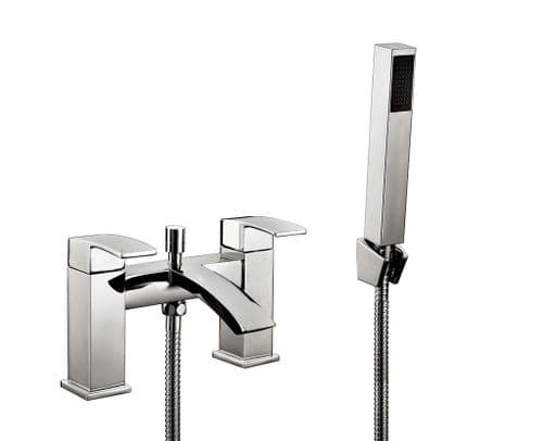 Harrison Bathrooms Descent Bath Shower Mixer with Shower Kit and Wall Bracket