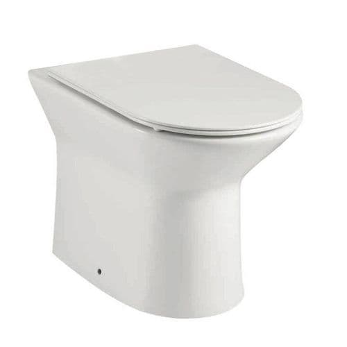 Harrison Bathrooms Middleton Rimless Back To Wall Pan With Slimline Soft Close Seat