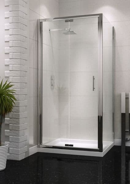 Harrison Bathrooms S6 900mm Bifold Semi Frameless Shower Door