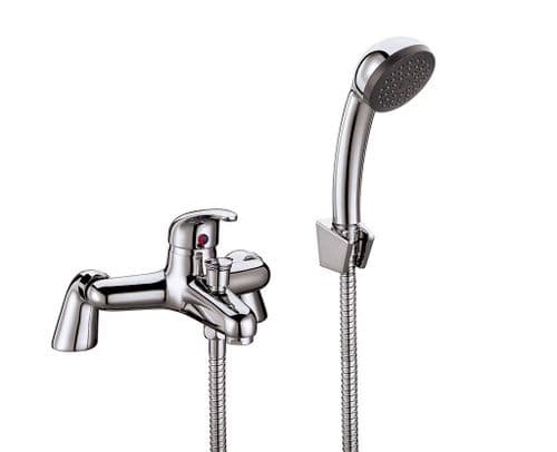 Harrison Bathrooms Tidy Wall Mounted Bath Shower Mixer With Shower Kit