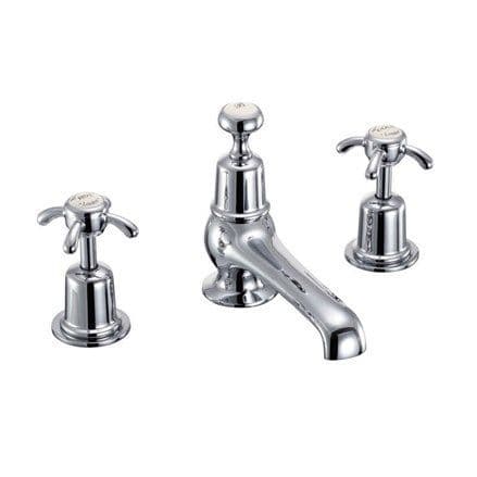 Burlington Anglesey 3 Hole Basin Mixer With Pop Up Waste