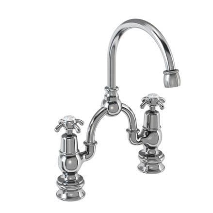 Burlington Anglesey Regent Arch Basin Mixer With 200mm Centres