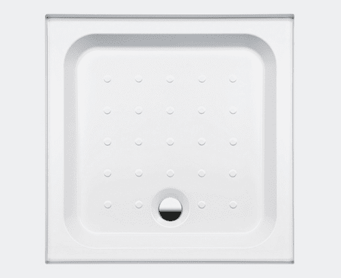 Coram Alcove Riser 760mm x 760mm Shower Tray With 3 Upstands & Waste