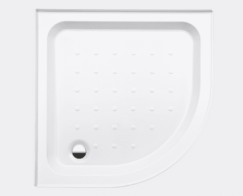 Coram Riser 800mm Quadrant Shower Tray With 3 Upstands & Waste