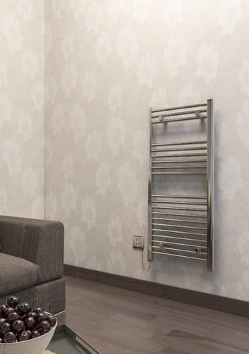 Eastbrook Bathrooms Biava Dry Element 1100mm Chrome Towel Radiator