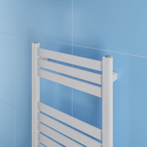 Eastbrook Bathrooms Defford Gloss White 1800mm Designer Towel Radiator