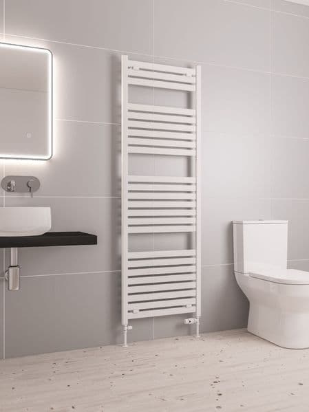 Eastbrook Bathrooms Staverton White 1200mm Designer Towel Radiator