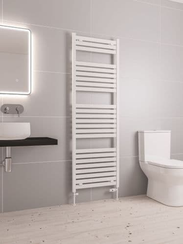 Eastbrook Bathrooms Staverton White 600mm Designer Towel Radiator