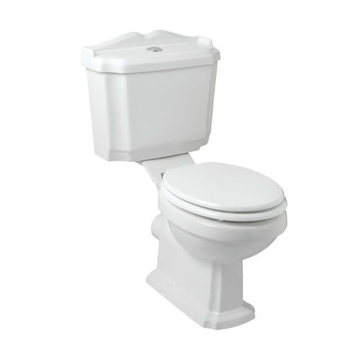 Eastbrook Belgravia Traditional Close Coupled Toilet Including Cistern and Soft Close Seat