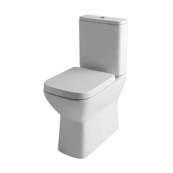 Eastbrook Collindale Rimless Comfort Height Close Coupled Toilet Including Cistern and Soft Close Se