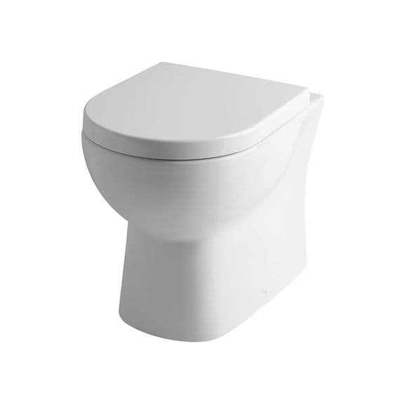 Eastbrook Farringdon Rimless Back To Wall Toilet Including Wrap Over Seat