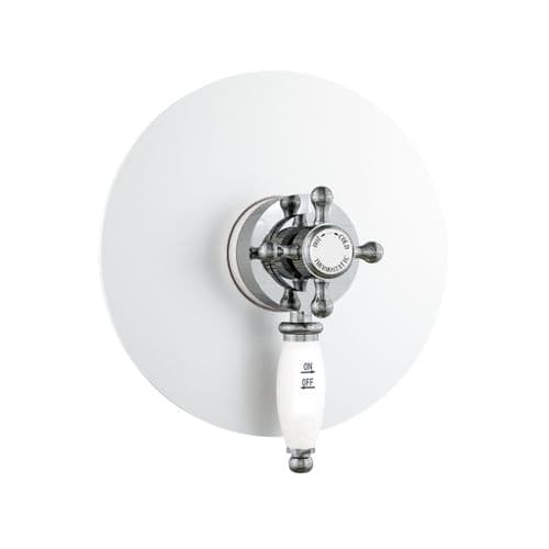 Eastbrook Traditional Thermostatic Concealed Round Shower Valve