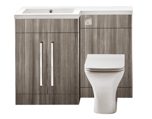 Harrison Bathrooms Lili 1100mm Avola Grey Combination Unit With Basin