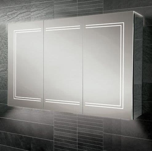 HiB Edge 120 LED Mirror Cabinet 1200mm x 700mm