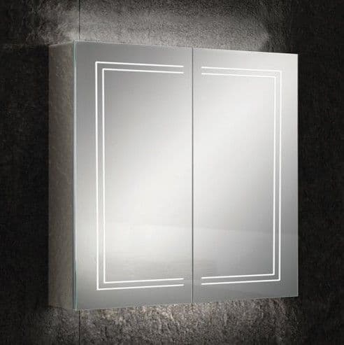 HiB Edge 60 LED Mirror Cabinet 600mm x 700mm