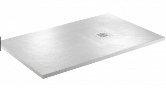 JT Softstone 1400 x 900 White Slate Shower Tray