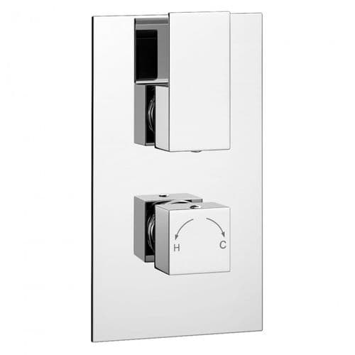 Kartell Element Concealed Twin Outlet Thermostatic Shower Valve
