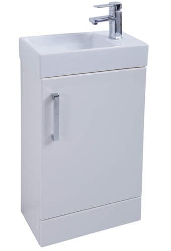 Kartell Liberty 450mm Cloakroom Unit with Ceramic Basin