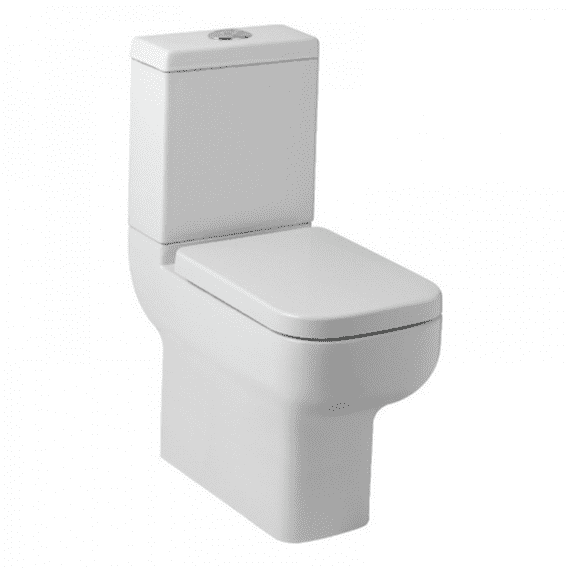 Kartell Options 600 Comfort Height Close Coupled Closed Back Toilet and Cistern