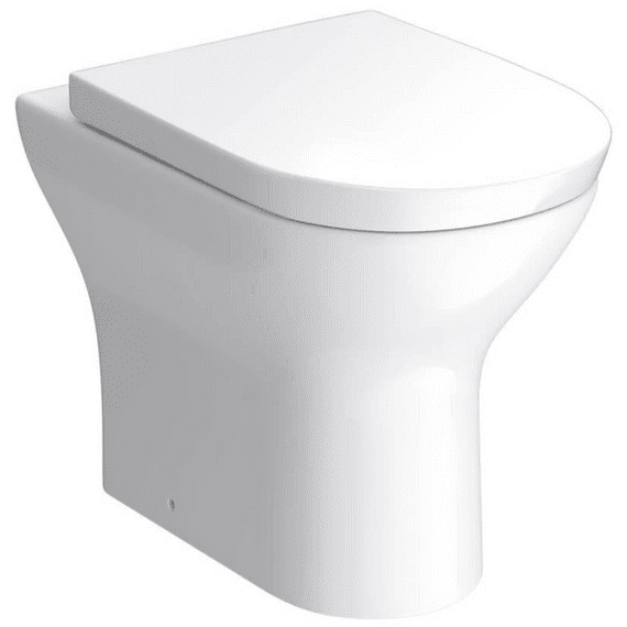 Kartell Project Round Back To Wall Toilet with Soft Close Seat