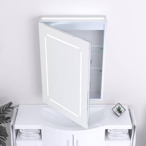 Kartell Reflections Link 700mm x 500mm LED Mirrored Cabinet