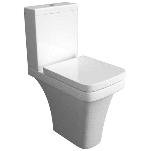 Kartell Sicily Comfort Height Close Coupled Open Back Toilet and Soft Close Seat