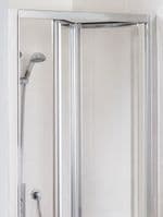 Lakes Classic Bi-Fold 700mm White Shower Door