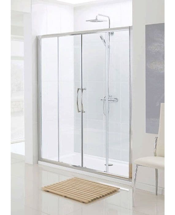 Lakes Semi Frameless Double Sliding, Frameless Dual Sliding Shower Doors