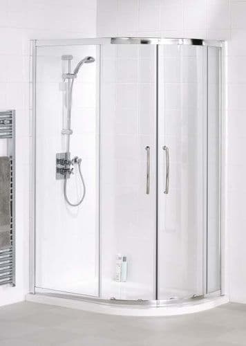 Lakes Classic Easy Fit 2 Door 1000mm x 800mm White Quadrant Shower Enclosure