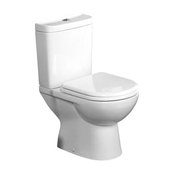 Tavistock Micra Close Coupled WC Pan, Cistern & Soft Close Seat