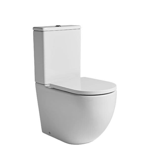 Tavistock Orbit Fully Enclosed Close Coupled WC Pan, Cistern & Soft Close Seat
