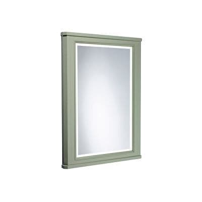 Tavistock Vitoria 450mm Framed Illuminated Mirror Pebble Grey
